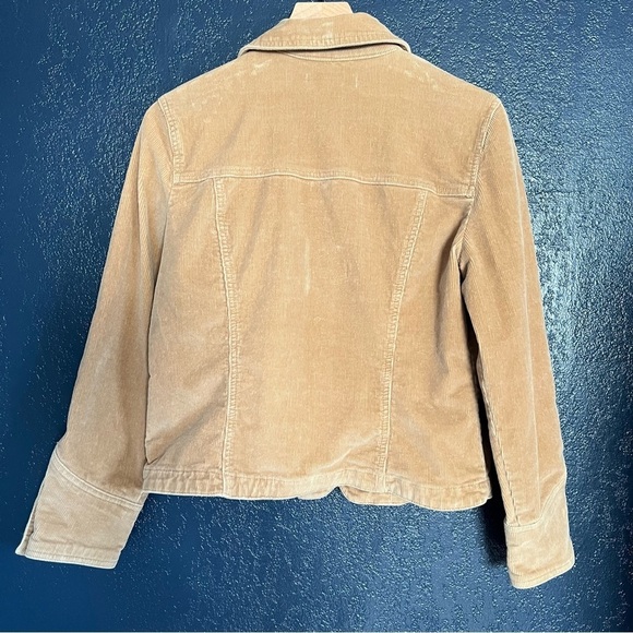 A.M.I Vintage Tan Corduroy Jacket - Picture 2 of 5